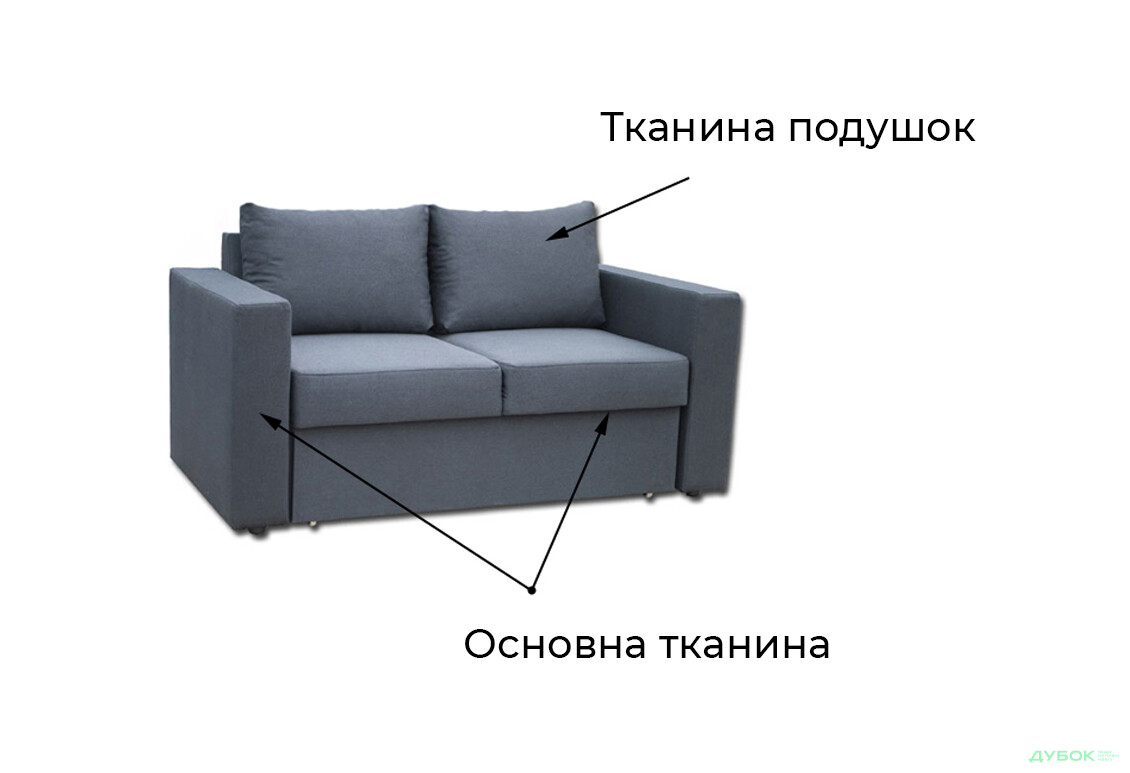 Зображення 4 - Диван Vika Чикаго 2-А 167x88 см