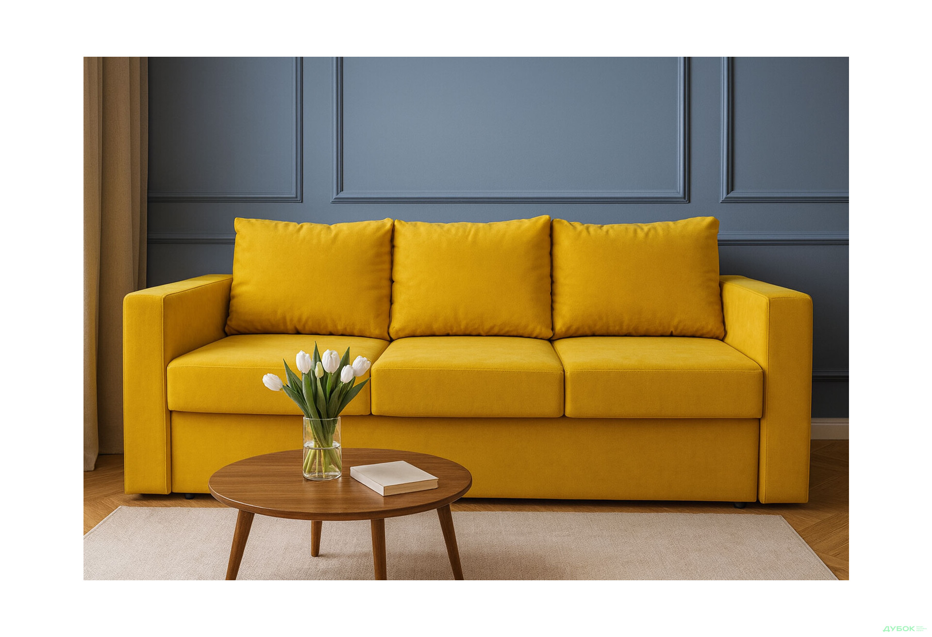 Зображення 2 - Диван Vika Чикаго 3-А нерозкладний 229x88 см