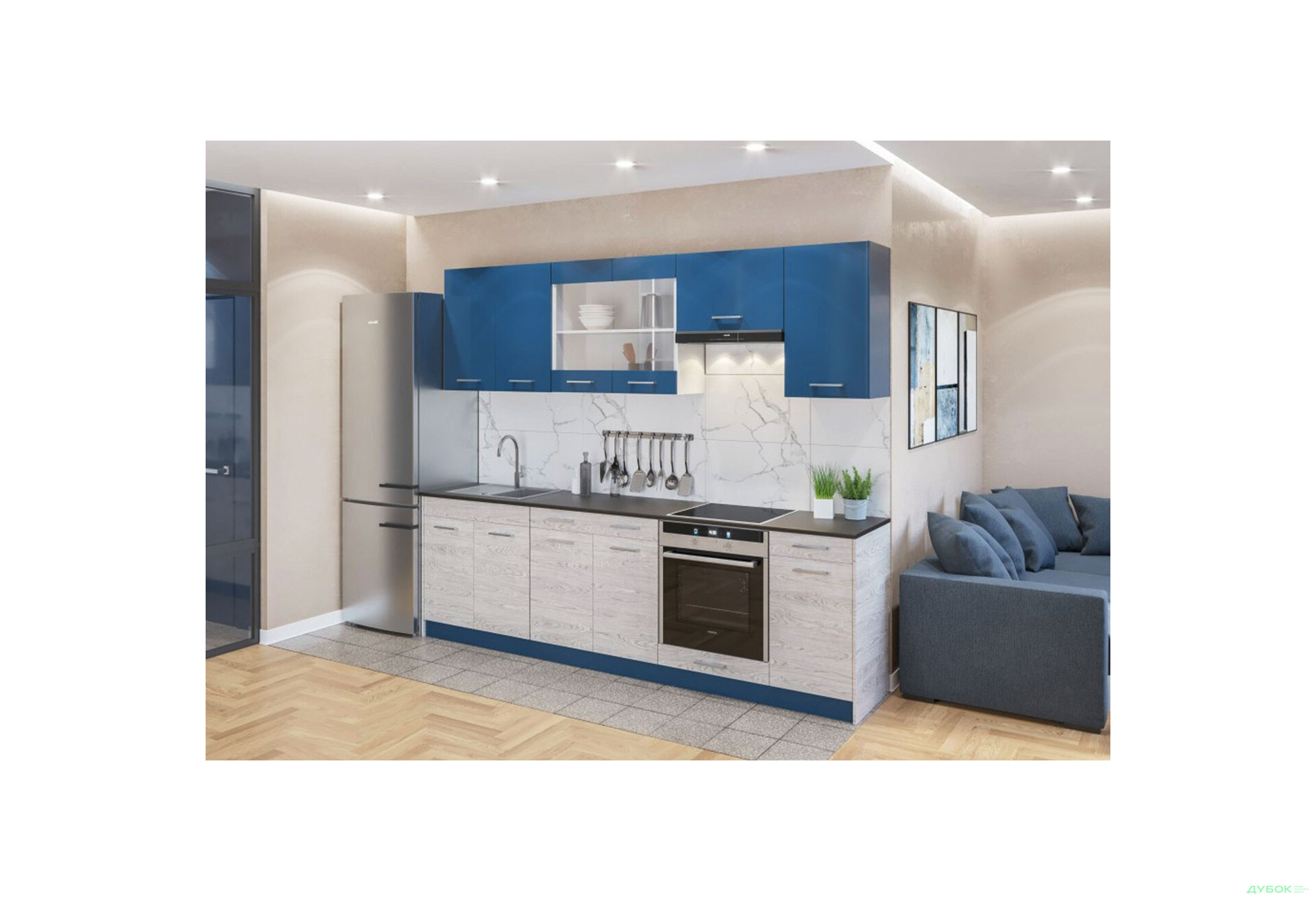 Модульная кухня Марта (цветная) Svit Mebliv - Изображение 4 Изображение 4 - Модульная кухня Марта (цветная) Svit Mebliv