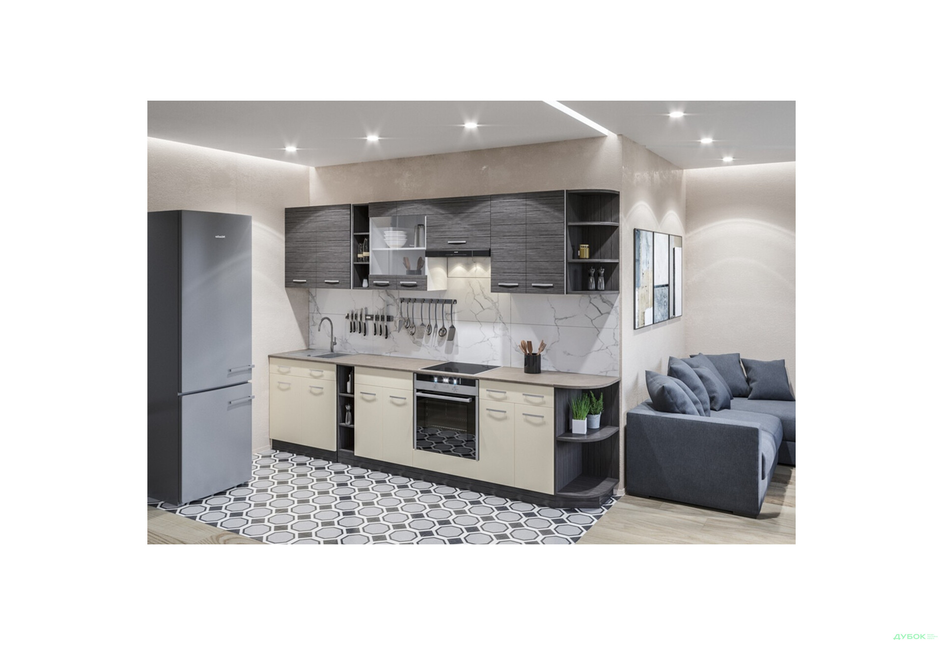 Модульная кухня Марта (цветная) Svit Mebliv - Изображение 1 Изображение 1 - Модульная кухня Марта (цветная) Svit Mebliv