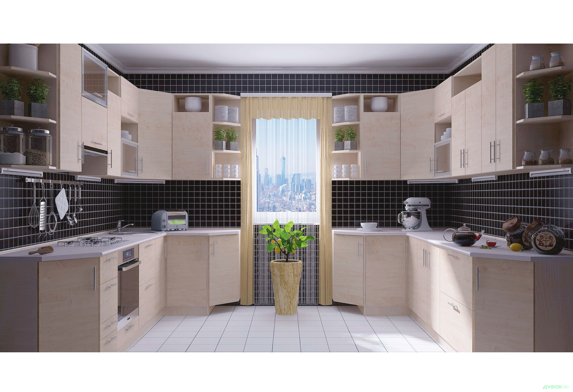 Модульная кухня Нико (ДСП) БМФ - Изображение 7 Изображение 7 - Модульная кухня Нико (ДСП) БМФ