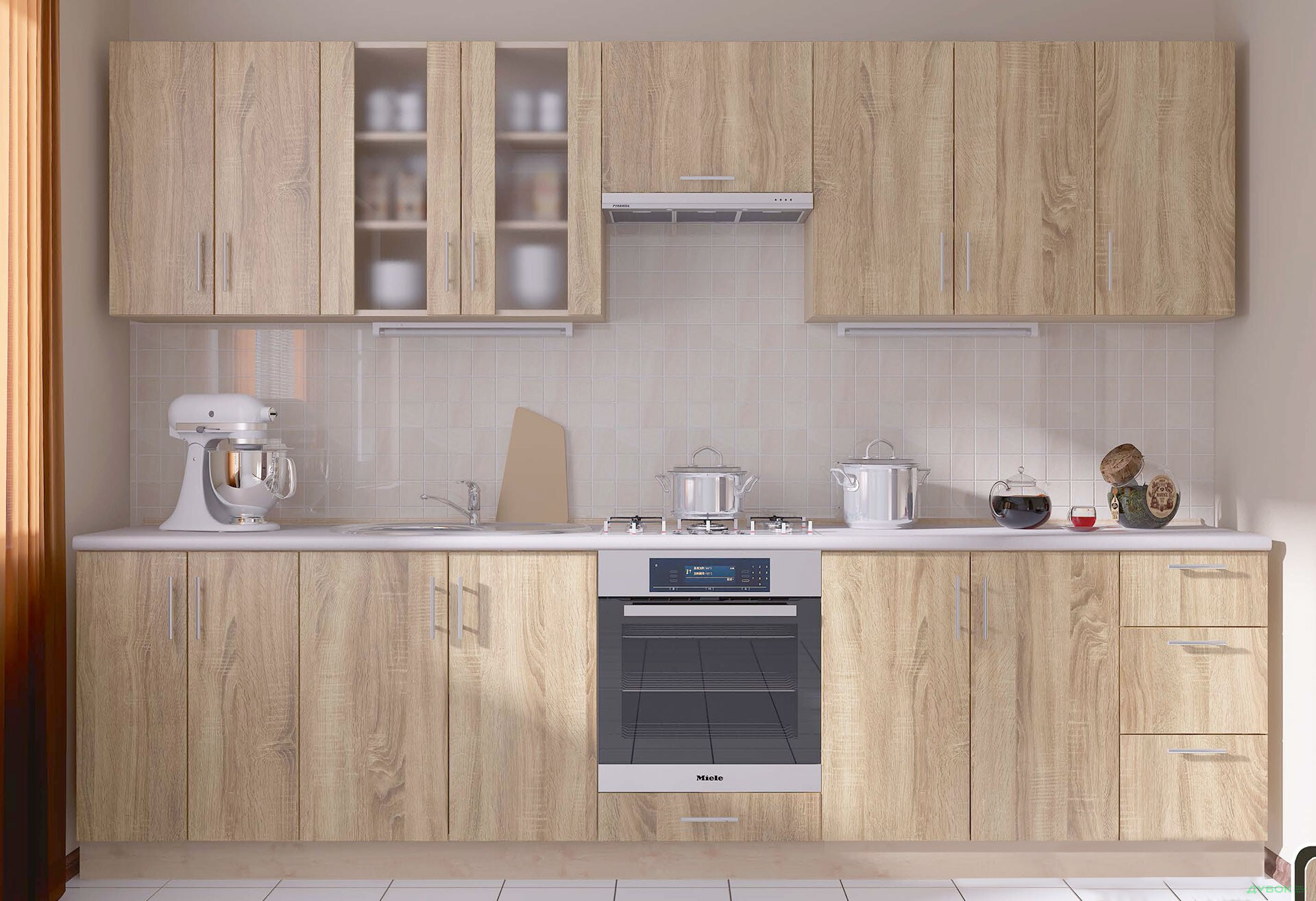 Модульная кухня Нико (ДСП) БМФ - Изображение 2 Изображение 2 - Модульная кухня Нико (ДСП) БМФ