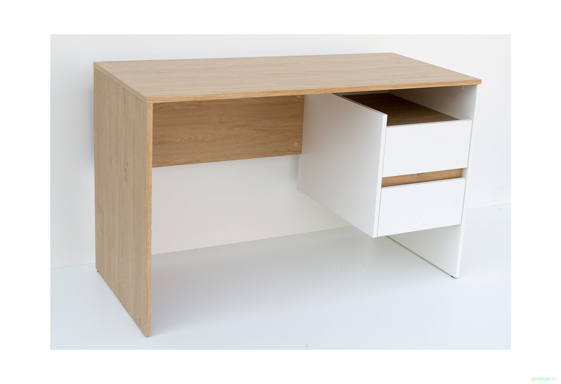 Изображение 2 - Стол письменный ВМВ Холдинг HO 2S 120x55 см с ящиками, белый/дуб каменный