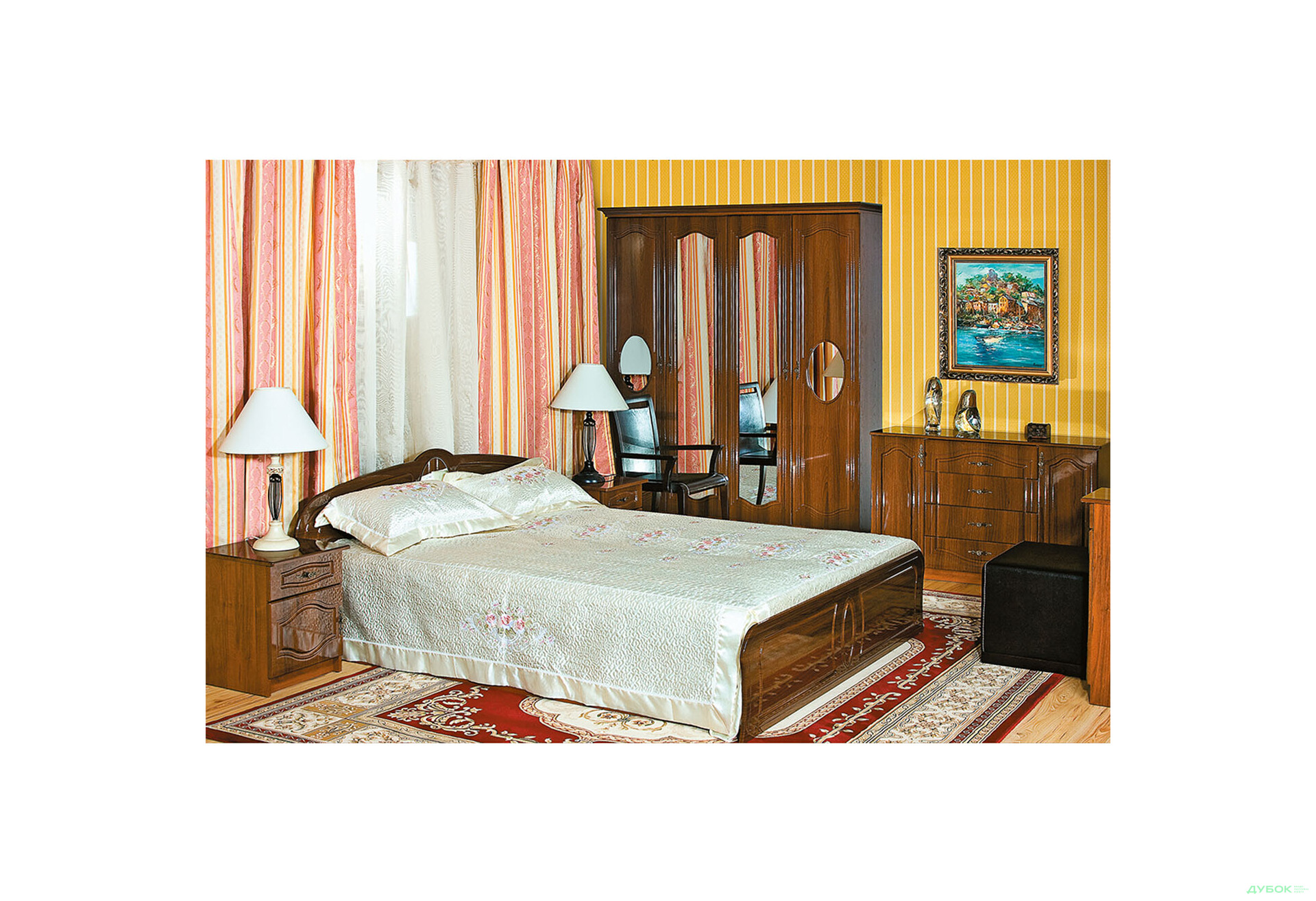 Изображение 1 - Модульная спальня Афродита Лак БМФ