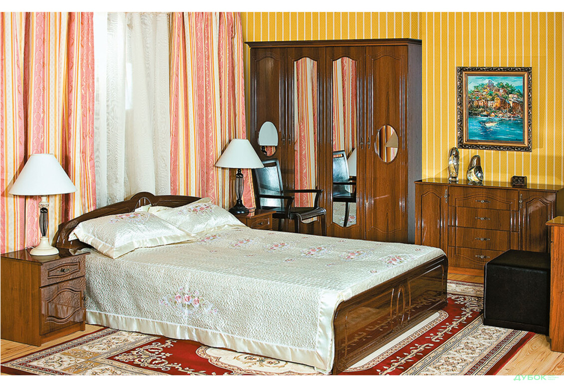 Модульная спальня Афродита Лак БМФ