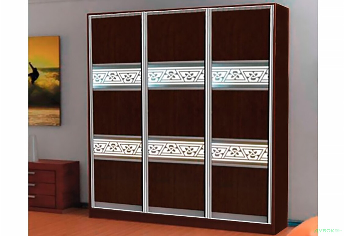 Зображення 5 - Шафа-купе 3D 2000х2100х600 (AL) MebelStar