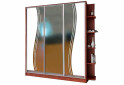 Зображення 1 - Шафа-купе 3D 1800х2100х600 (AL) з кутовими полками MebelStar