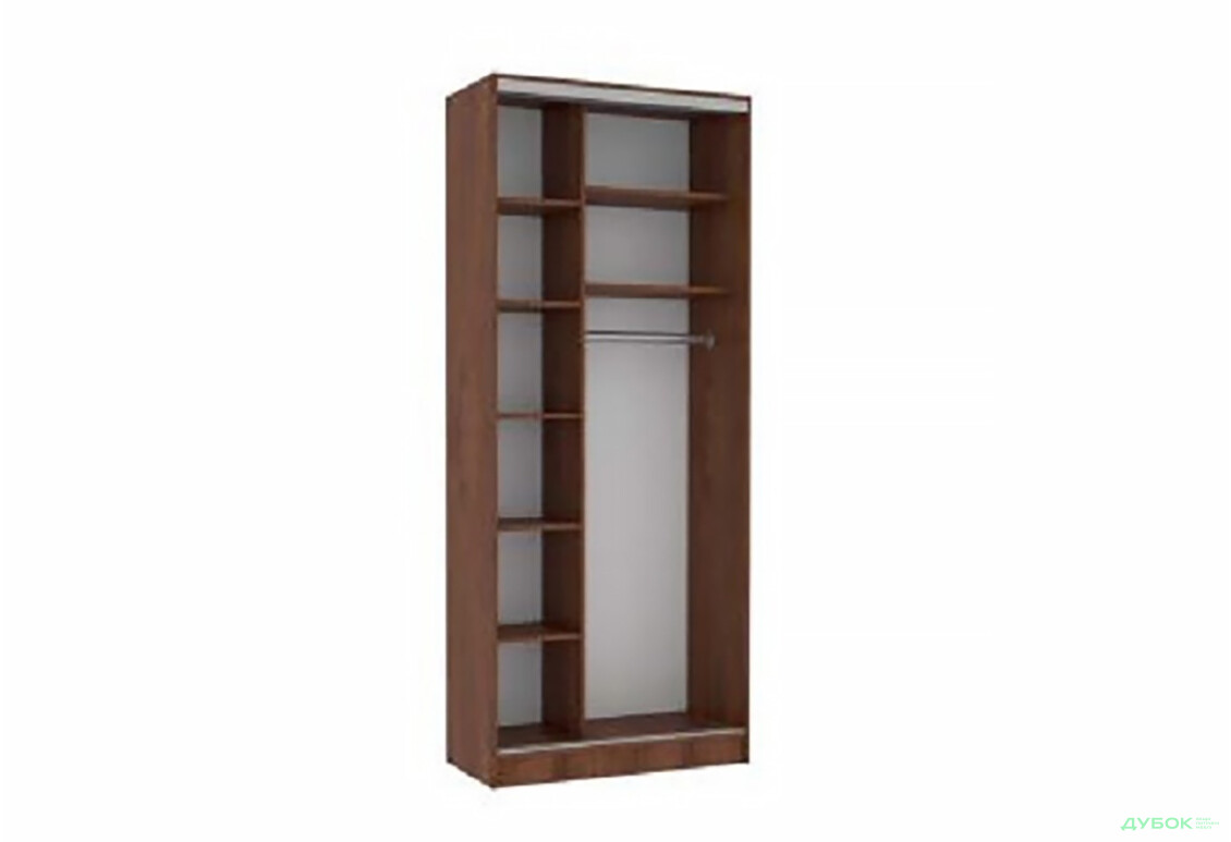 Зображення 2 - Шафа-купе 2D 1000х2100х60 (AL) MebelStar
