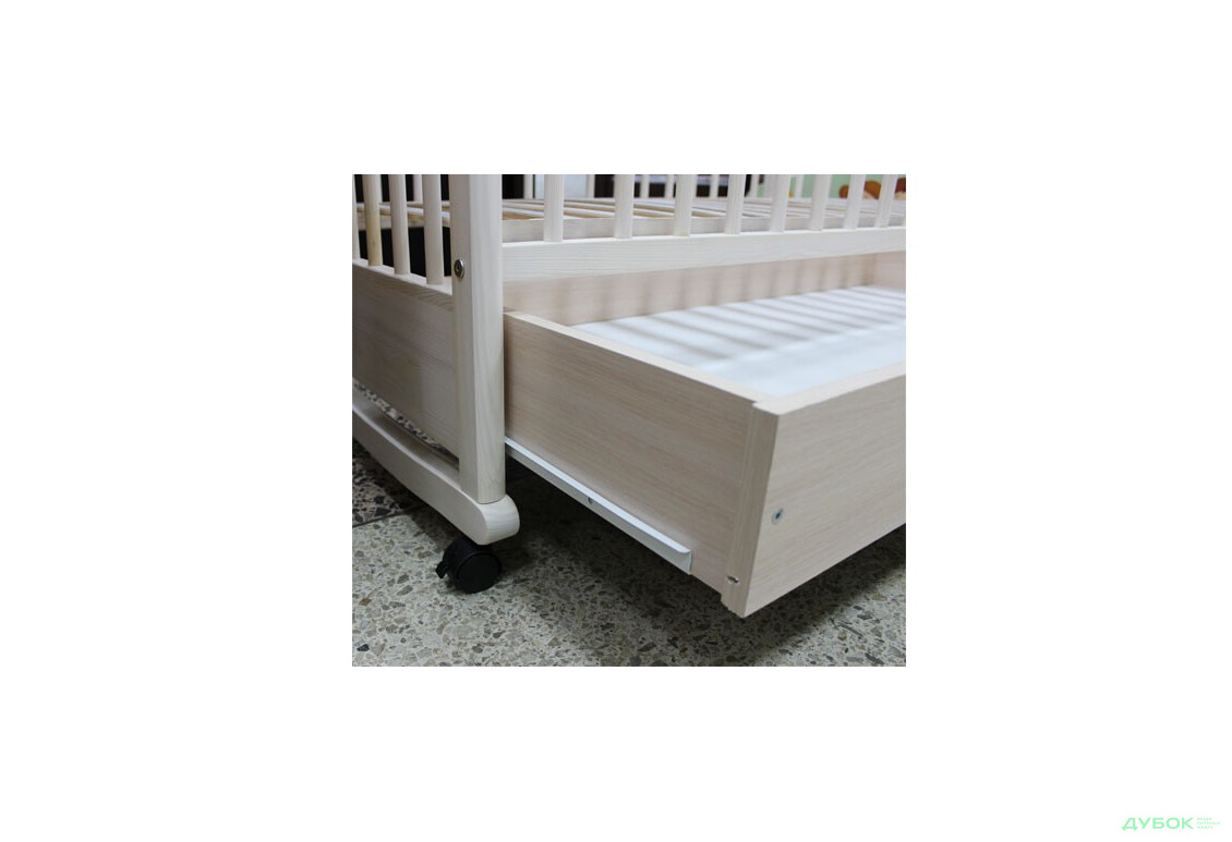 Зображення 5 - Ліжко Сімба (Білий) з шухлядою 60х120 Агу