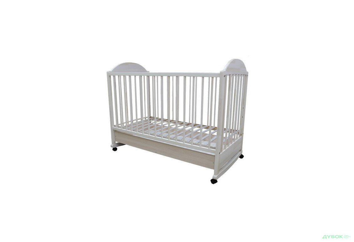 Ліжко Сімба (Білий) з шухлядою 60х120 Агу