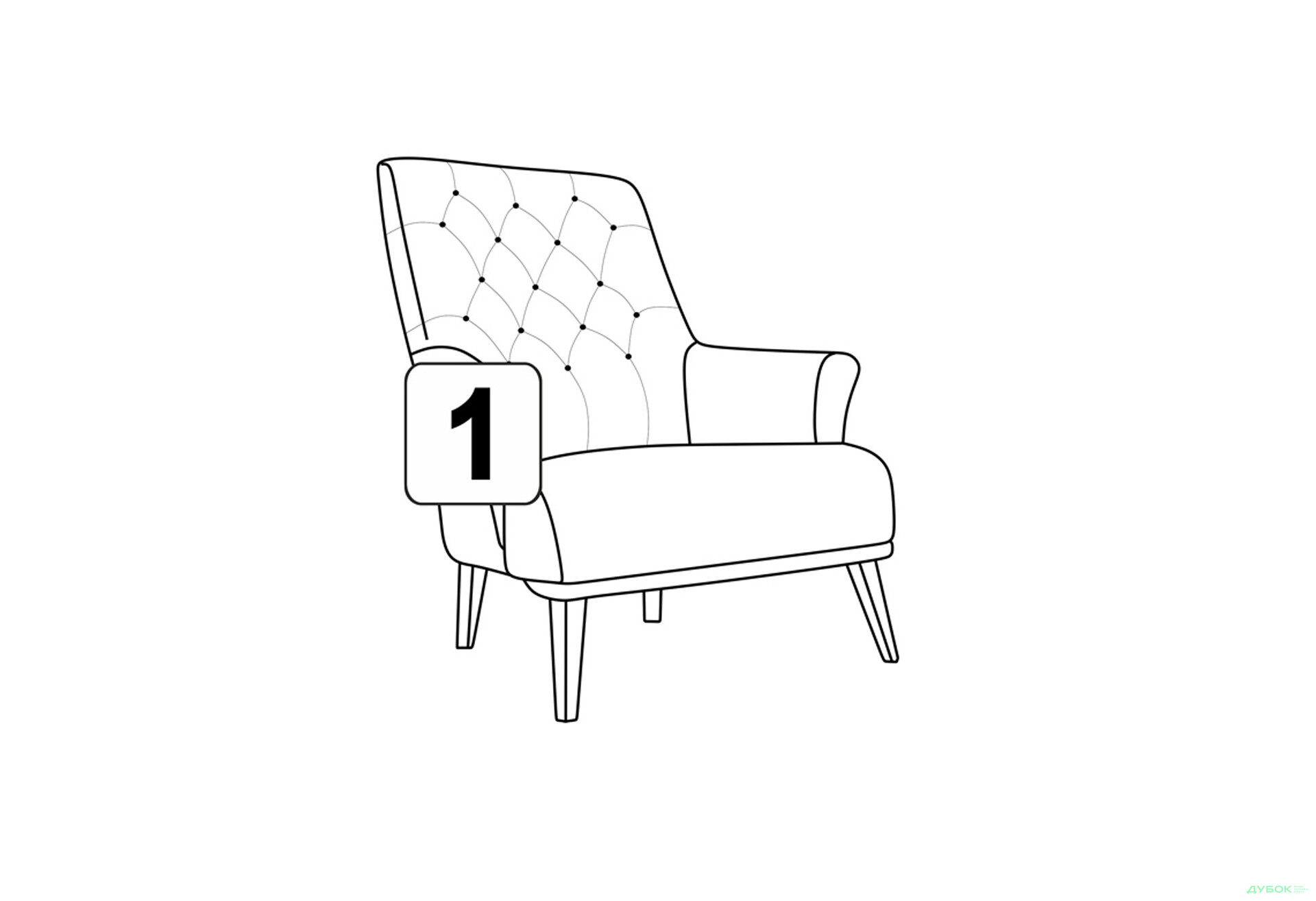 Изображение 18 - Кресло Бремен / Bremen Давидос