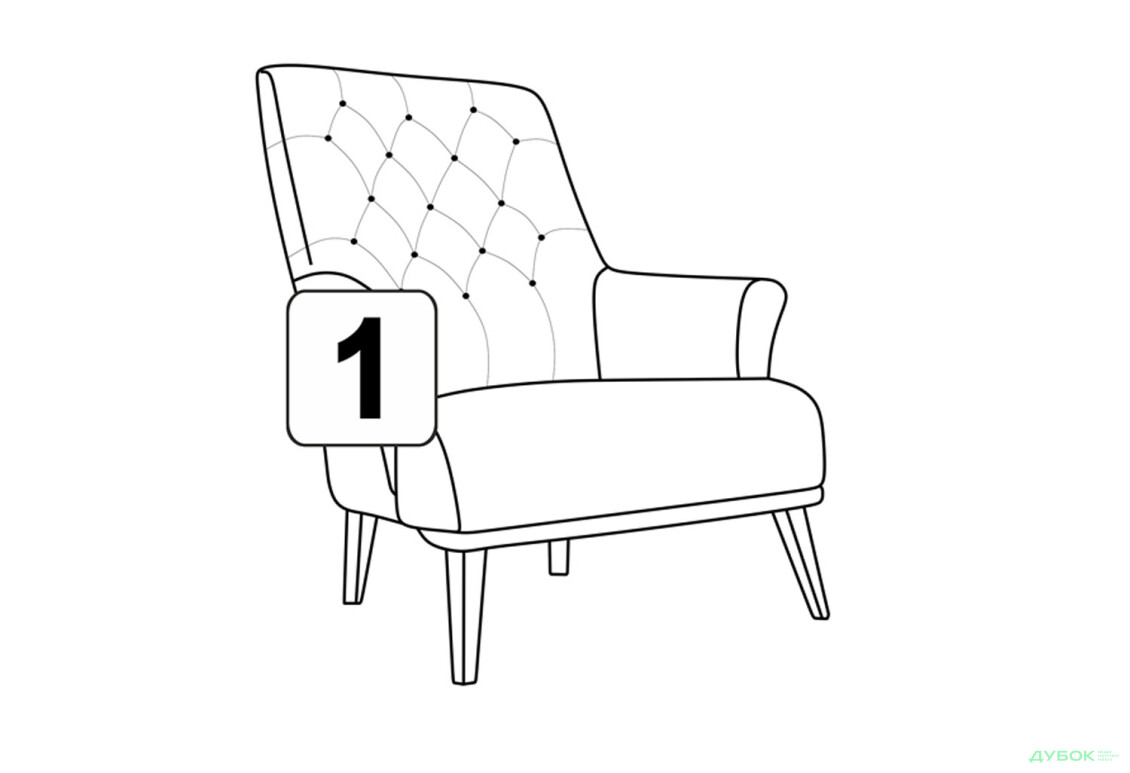 Изображение 18 - Кресло Бремен / Bremen Давидос