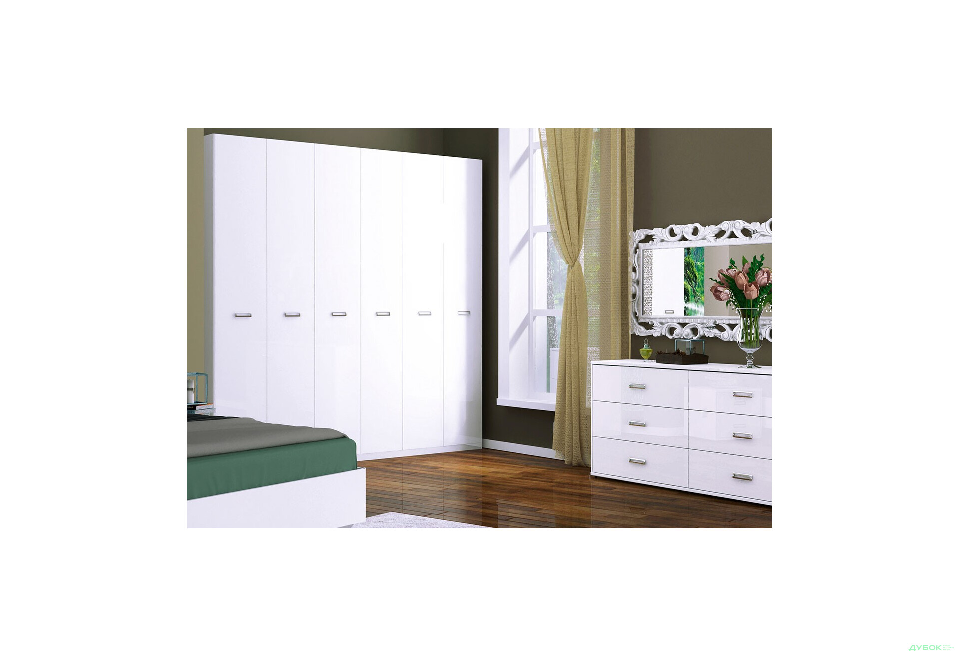 Изображение 4 - Модульная спальня Бэлла (белая) МироМарк