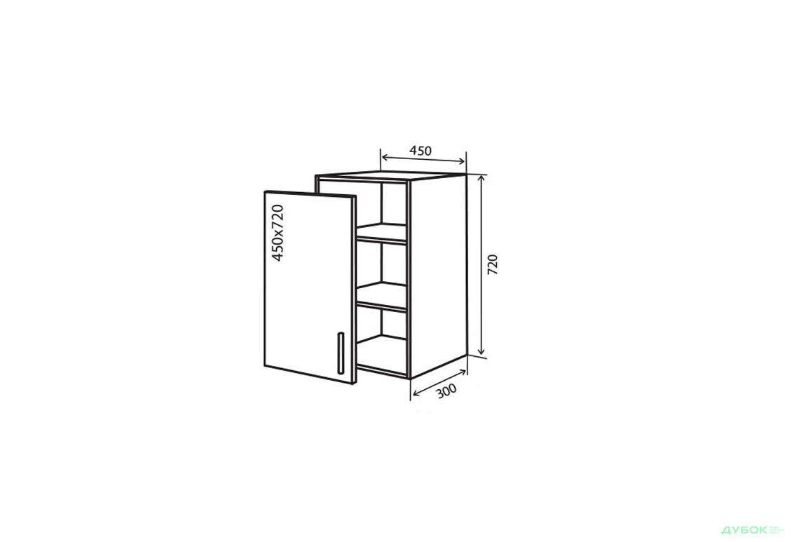 В4 Тумба 1Д 45 Марго Люкс VIP-master - Зображення 1 Зображення 1 - В4 Тумба 1Д 45 Марго Люкс VIP-master