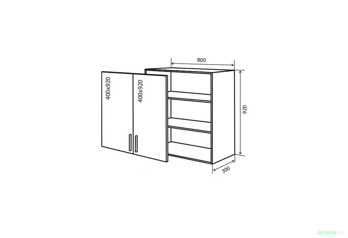 В48 Тумба 2Д 80 Марго Люкс VIP-master - Зображення 1 Зображення 1 - В48 Тумба 2Д 80 Марго Люкс VIP-master