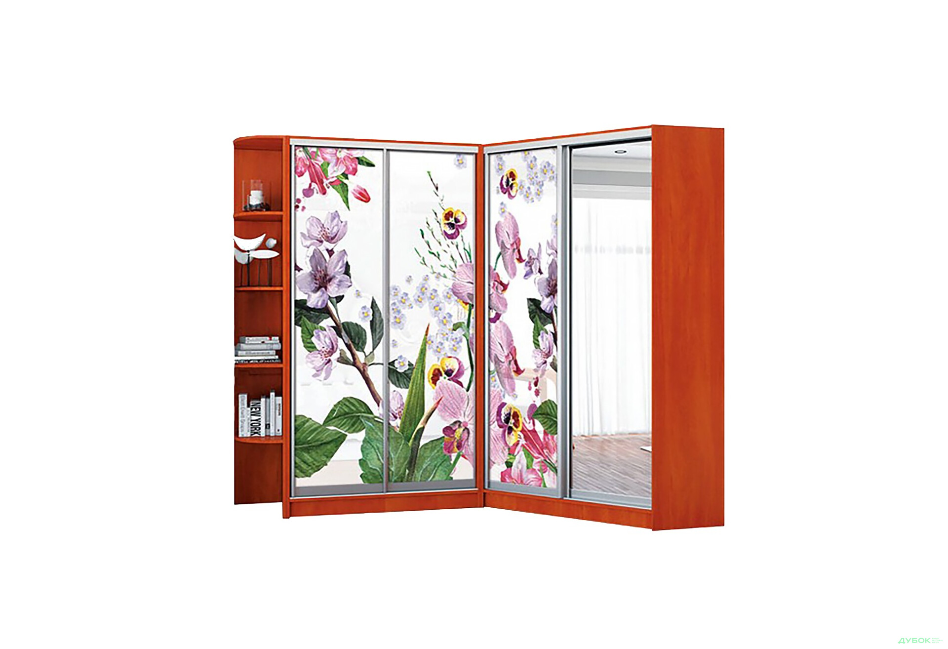 Зображення 1 - Шафа-купе кутова 4D 2700х1200х2100 MebelStar