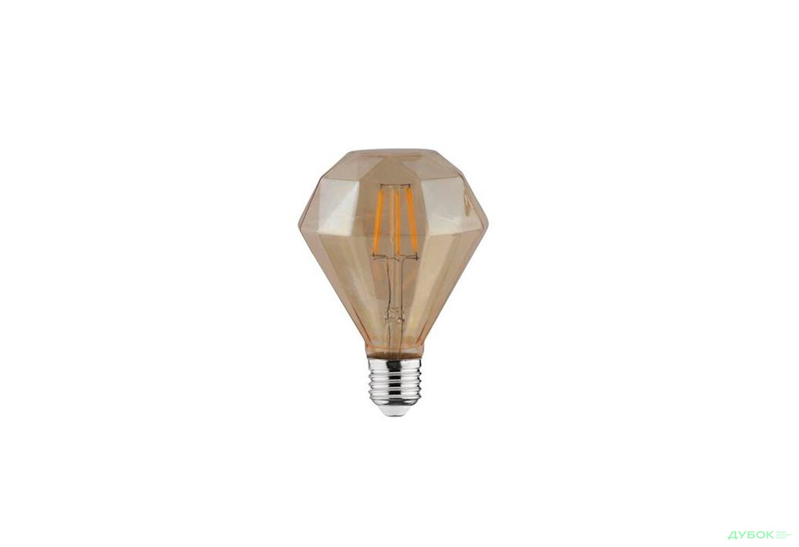 Лампа Filament Rustic diamond-4 4Вт Е27 2200К, 001-034-0004 Horoz Electric