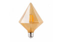 Фото 1 - Лампа Filament Rustic pyramid-6 6Вт Е27 2200К, 001-035-0006 Horoz Electric