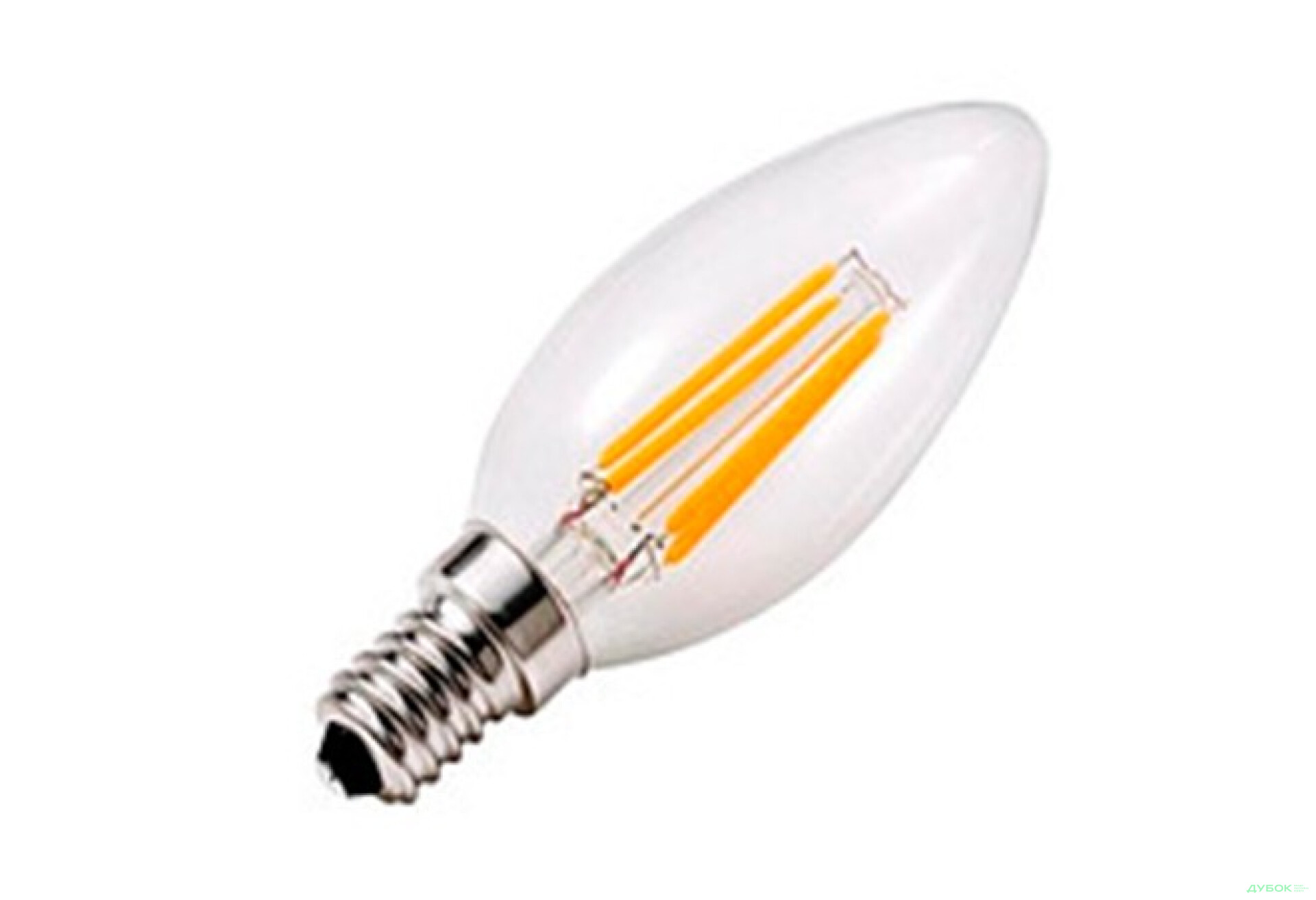 Фото 1 - Лампа Filament Candle-4 4Вт свеча Е14 4200К 001 013 0004 Хороз Электрик
