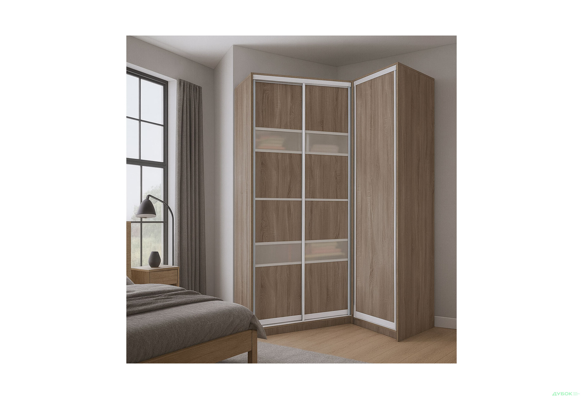 Изображение 2 - Шкаф-купе угловой 3Д 220х181х60 (AL) VIP-master