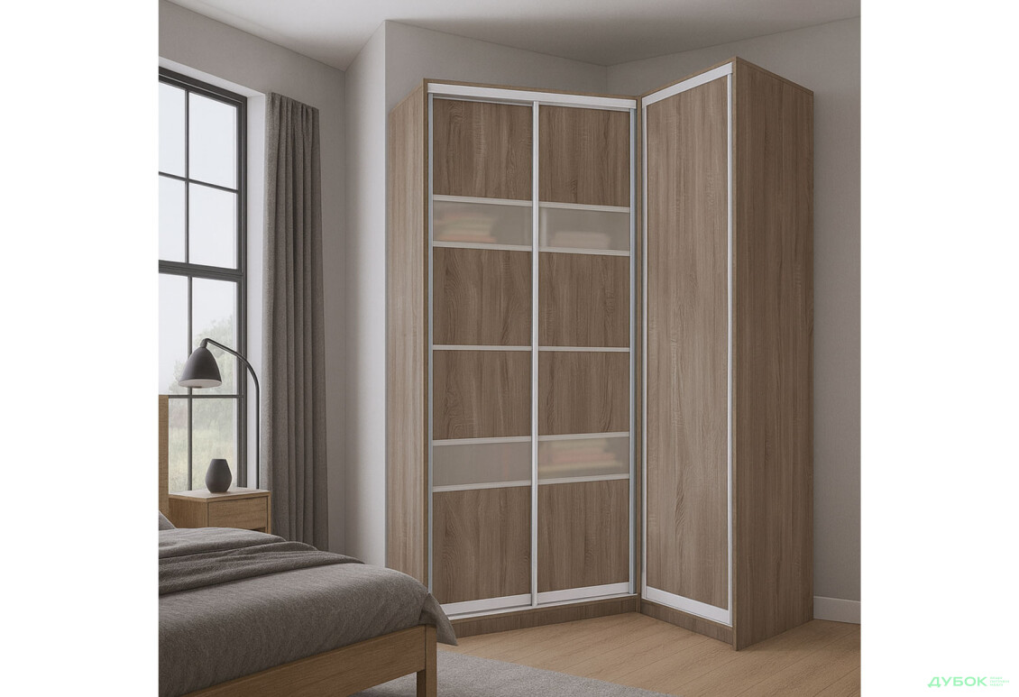 Изображение 2 - Шкаф-купе угловой 3Д 220х181х60 (AL) VIP-master