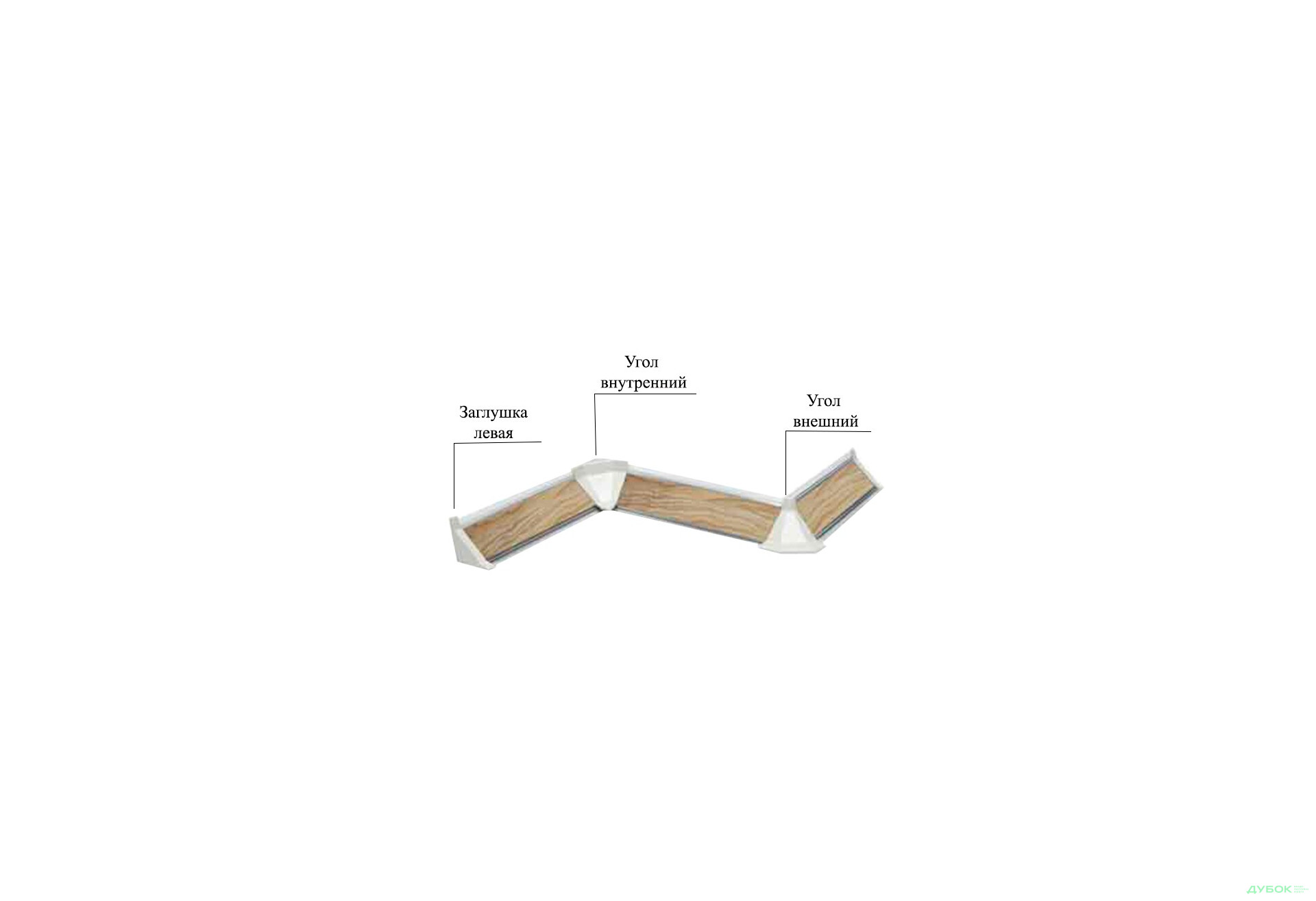 Изображение 3 - Угол внутренний цветной Цветные заглушки на борт ФР