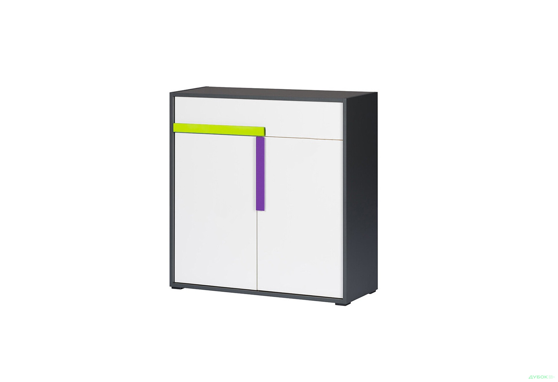 Комод VMV holding Алекс 2-дверний з шухлядою 84 см Сіро-білий - Зображення 1 Зображення 1 - Комод VMV holding Алекс 2-дверний з шухлядою 84 см Сіро-білий