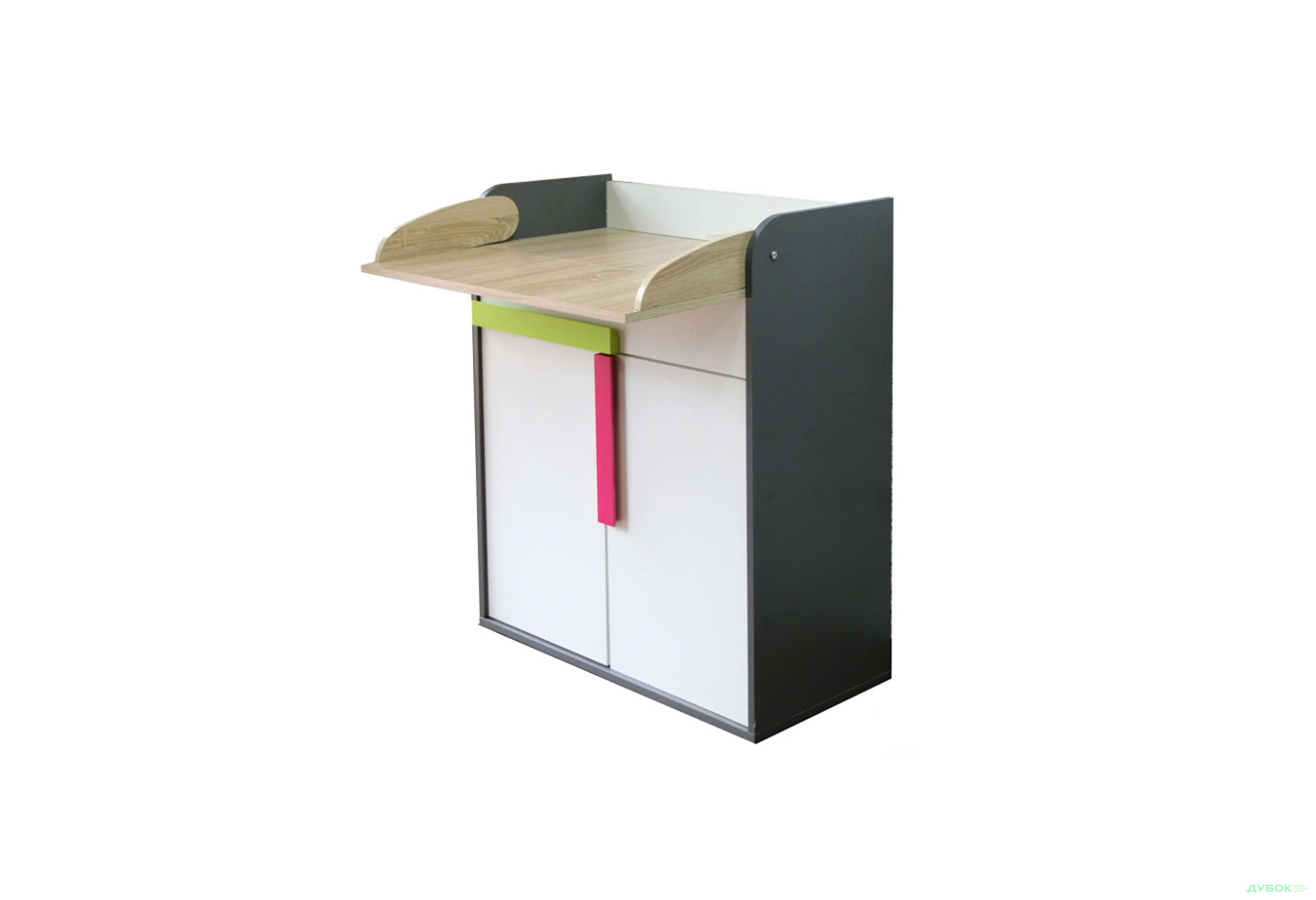 Комод VMV holding Алекс пеленальний 2-дверний з шухлядою 84 см Сіро-білий - Зображення 1 Зображення 1 - Комод VMV holding Алекс пеленальний 2-дверний з шухлядою 84 см Сіро-білий