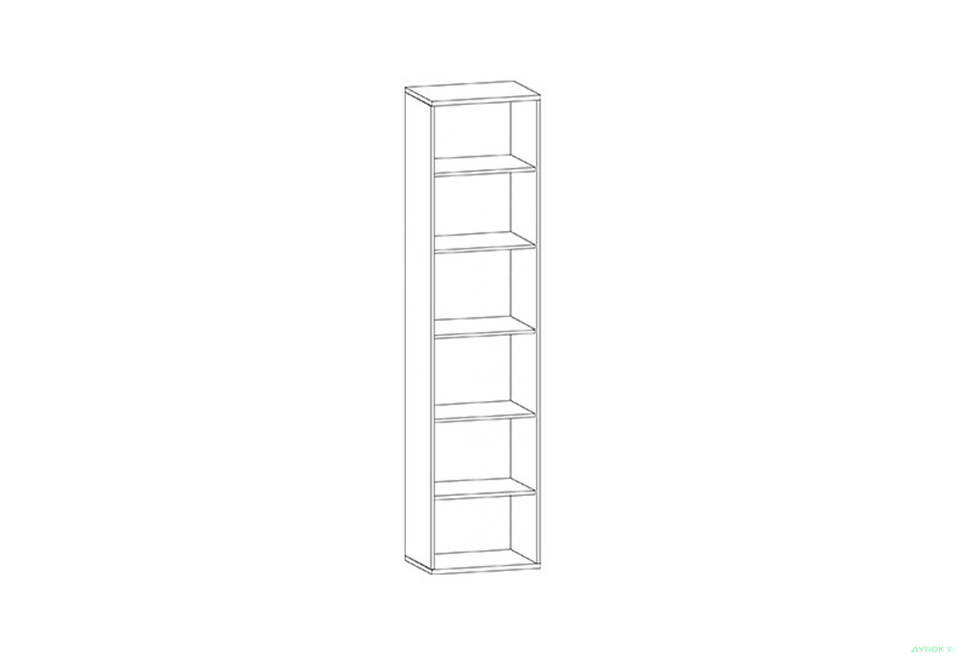 Шафа-пенал VMV holding Алекс закритий 44 см Сіро-білий - Зображення 2 Зображення 2 - Шафа-пенал VMV holding Алекс закритий 44 см Сіро-білий