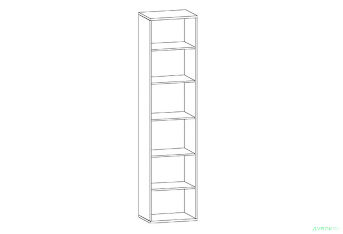 Шафа-пенал VMV holding Алекс закритий 44 см Сіро-білий - Зображення 2 Зображення 2 - Шафа-пенал VMV holding Алекс закритий 44 см Сіро-білий