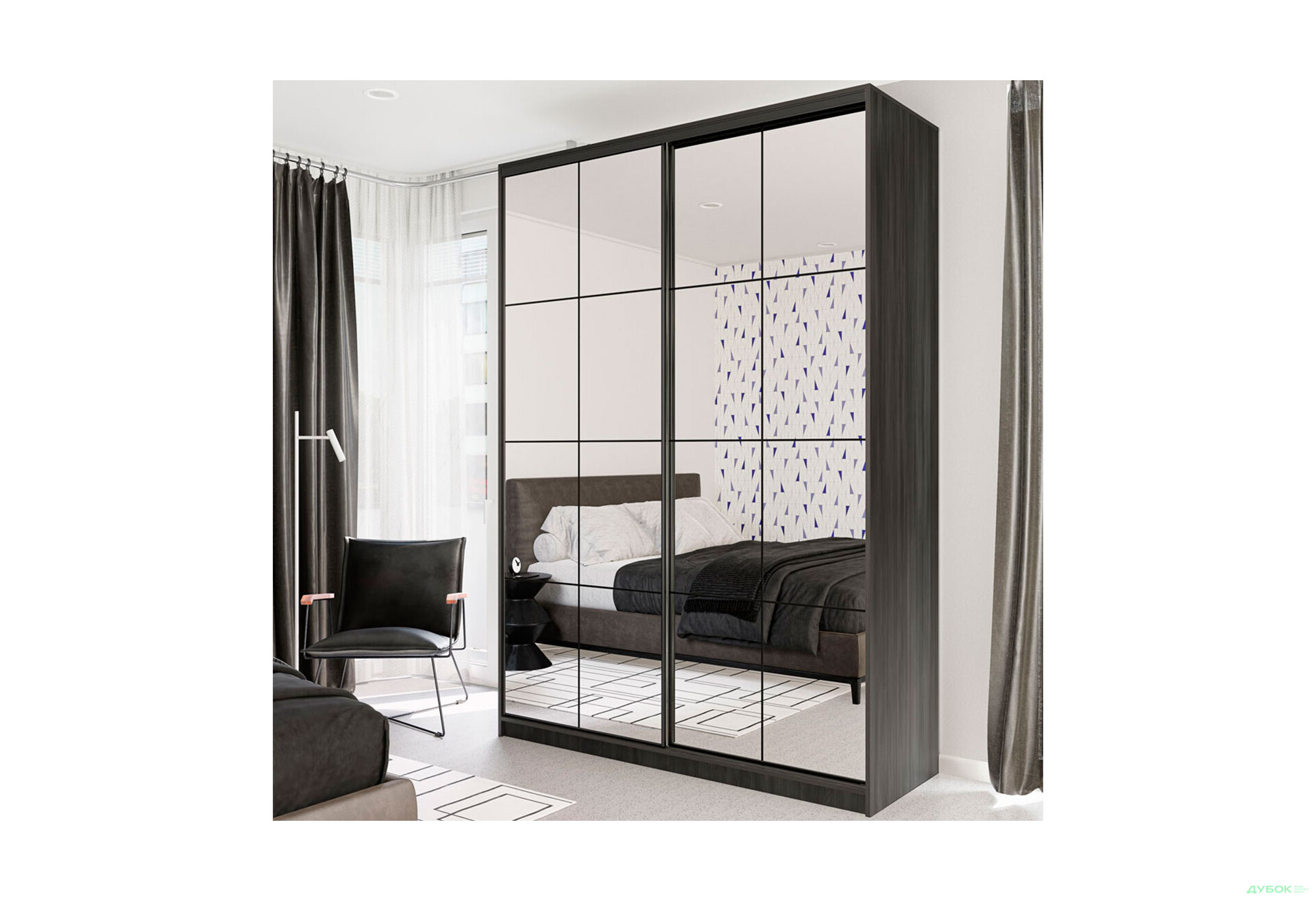 Зображення 5 - Шафа-купе Альто / Alto 2Д 1.4 м VIP-master