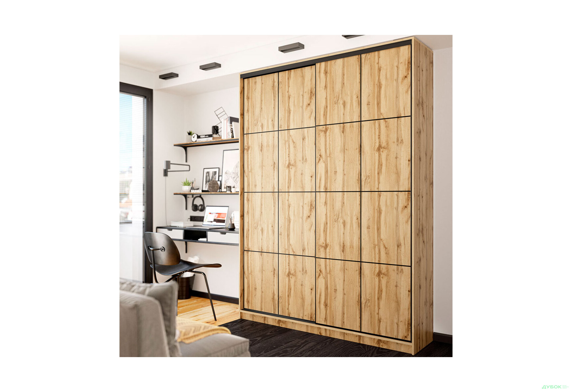 Зображення 4 - Шафа-купе Альто / Alto 2Д 1.4 м VIP-master