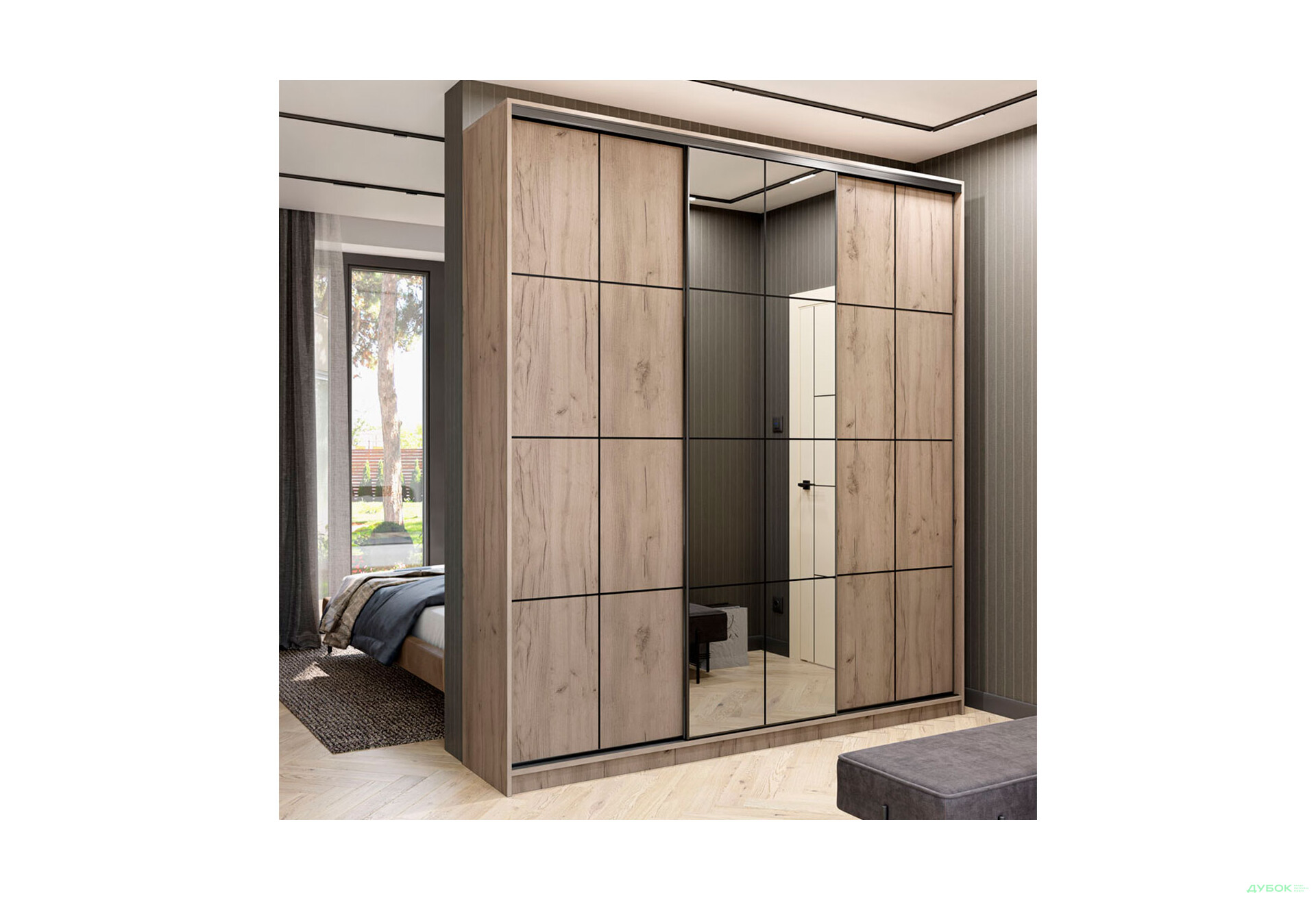 Шафа-купе Альто / Alto 3Д 1.8 м VIP-master - Зображення 7 Зображення 7 - Шафа-купе Альто / Alto 3Д 1.8 м VIP-master