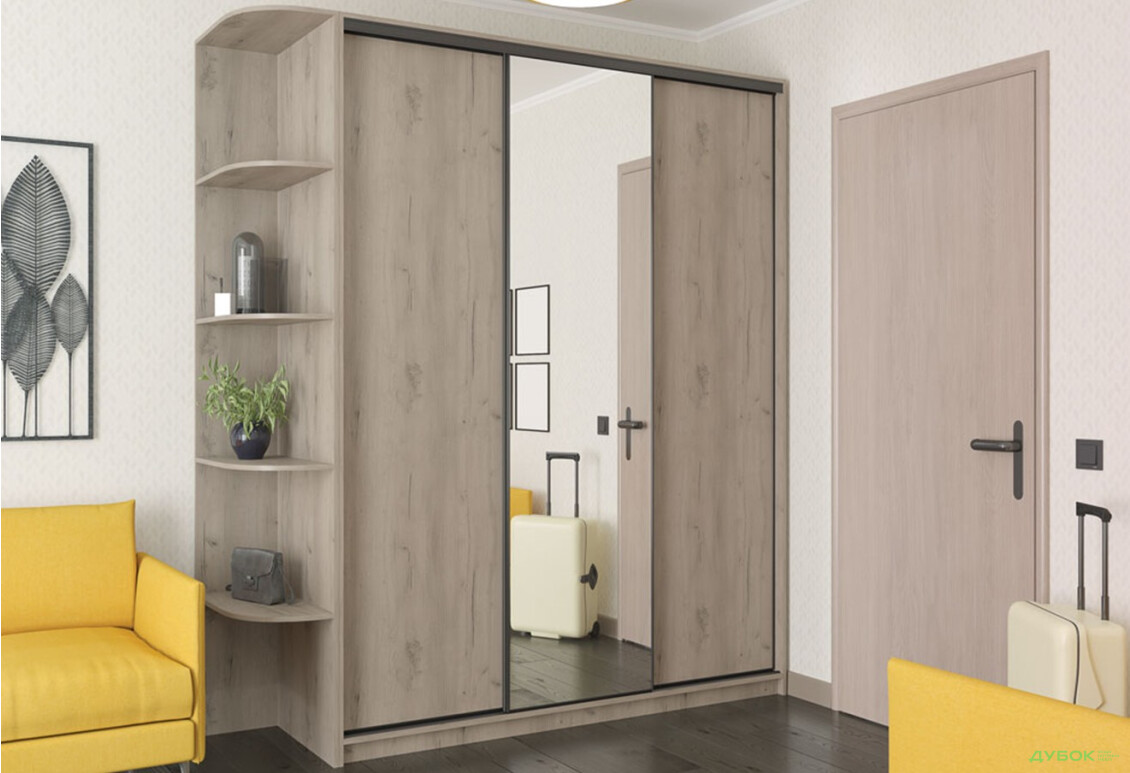Шафа-купе Альто / Alto 3Д 1.8 м VIP-master - Зображення 3 Зображення 3 - Шафа-купе Альто / Alto 3Д 1.8 м VIP-master