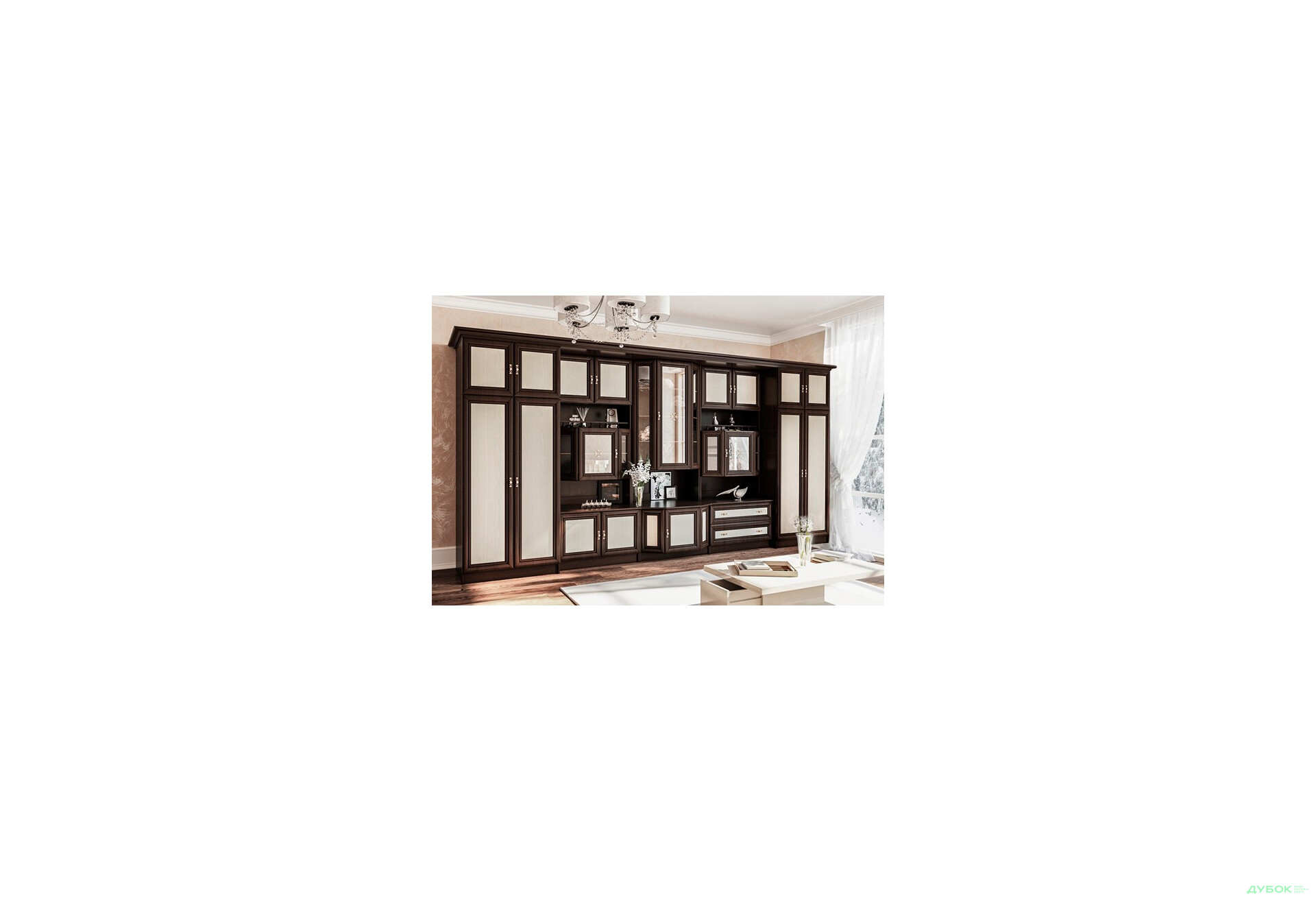 Гостиная Сенатор Новый 4.0 (св.венге) Svit Mebliv - Изображение 1 Изображение 1 - Гостиная Сенатор Новый 4.0 (св.венге) Svit Mebliv