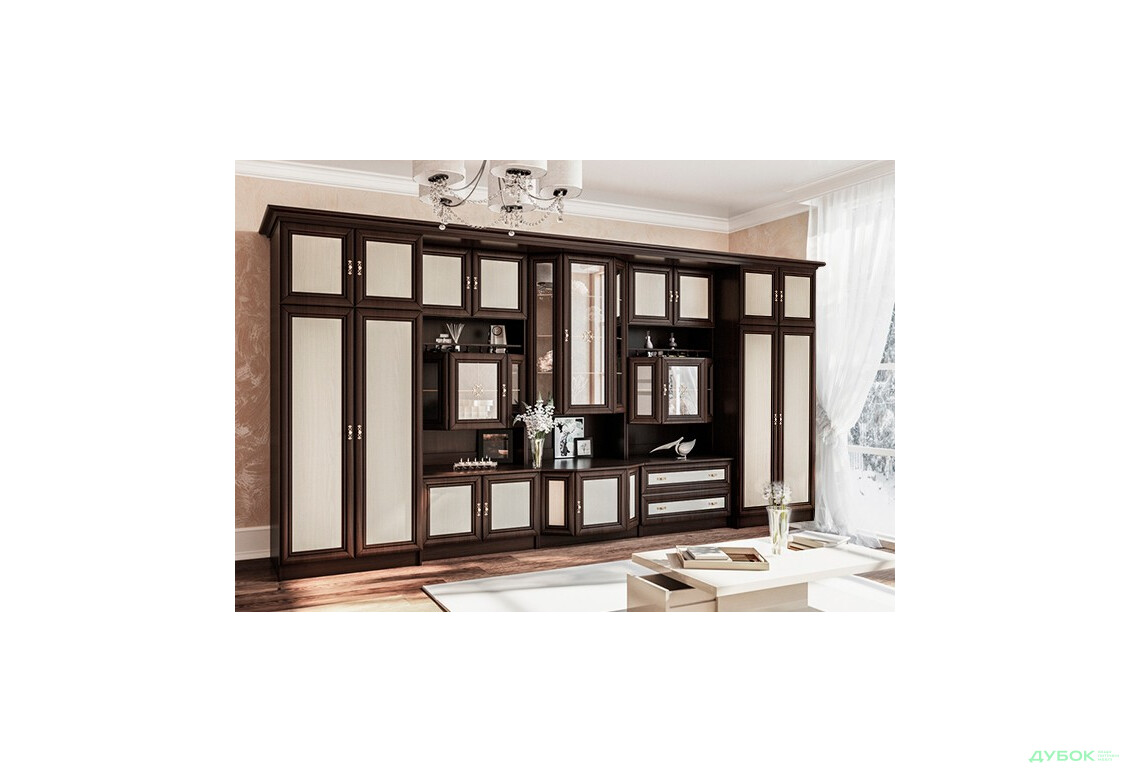 Гостиная Сенатор Новый 4.0 (св.венге) Svit Mebliv