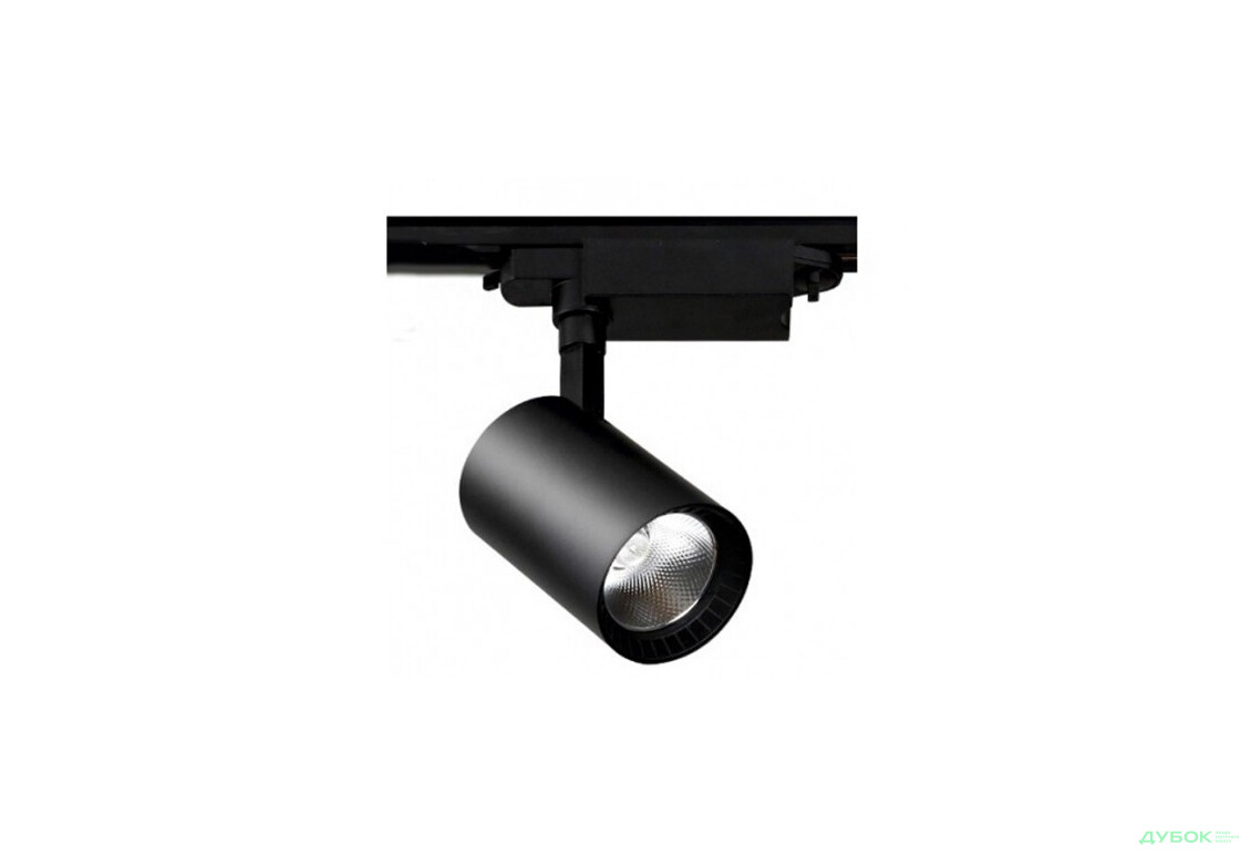 Трековый LED светильник AL102 COB 12W 960LM 4000K черный Ферон
