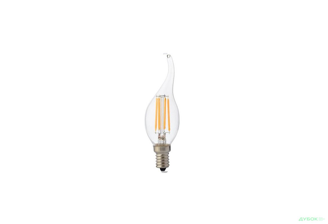 Лампа Filament Flame-4 4Вт свіча на вітрі Е14 2700К 001 014 0004 Horoz Electric