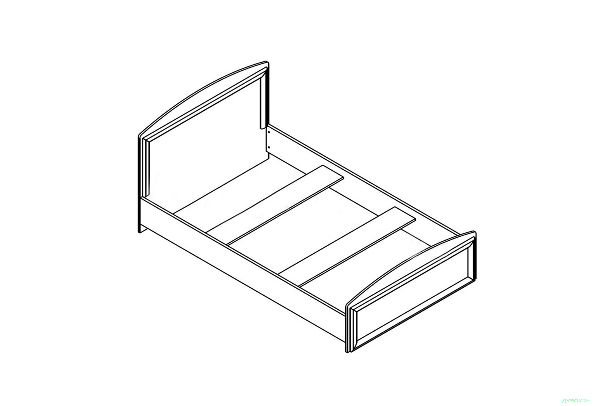 Изображение 3 - Кровать LOZ120 Салерно Gerbor холдинг