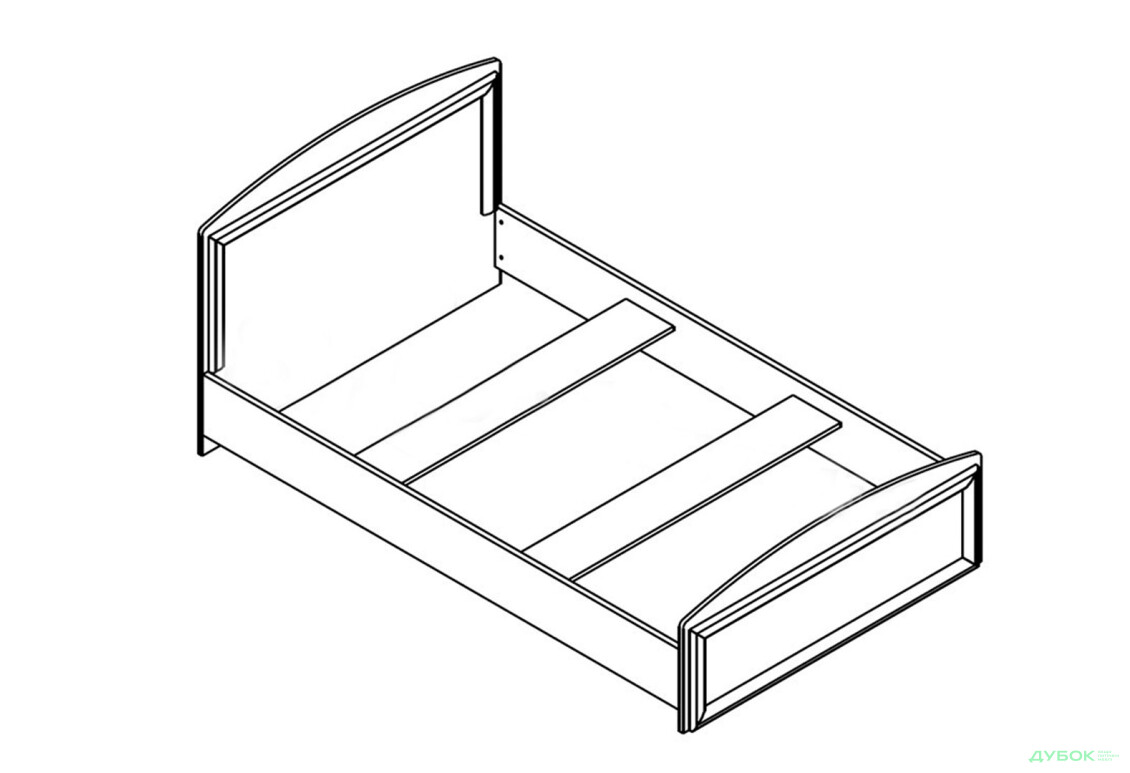 Изображение 3 - Кровать LOZ120 Салерно Gerbor холдинг