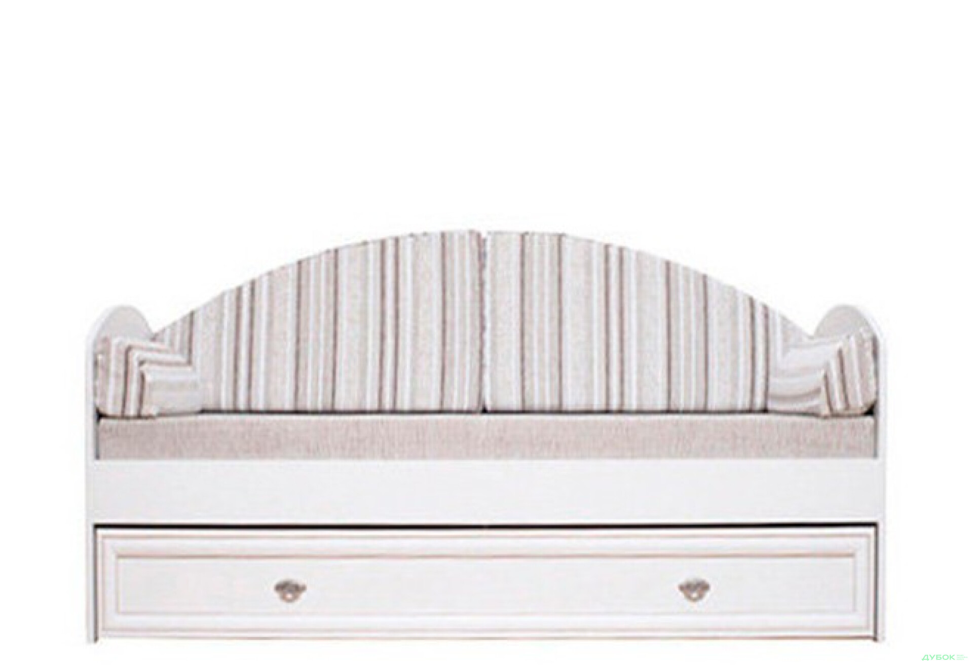 Фото 1 - Кровать с ящиком LOZ80 (Авеню полосатый) Салерно Gerbor холдинг