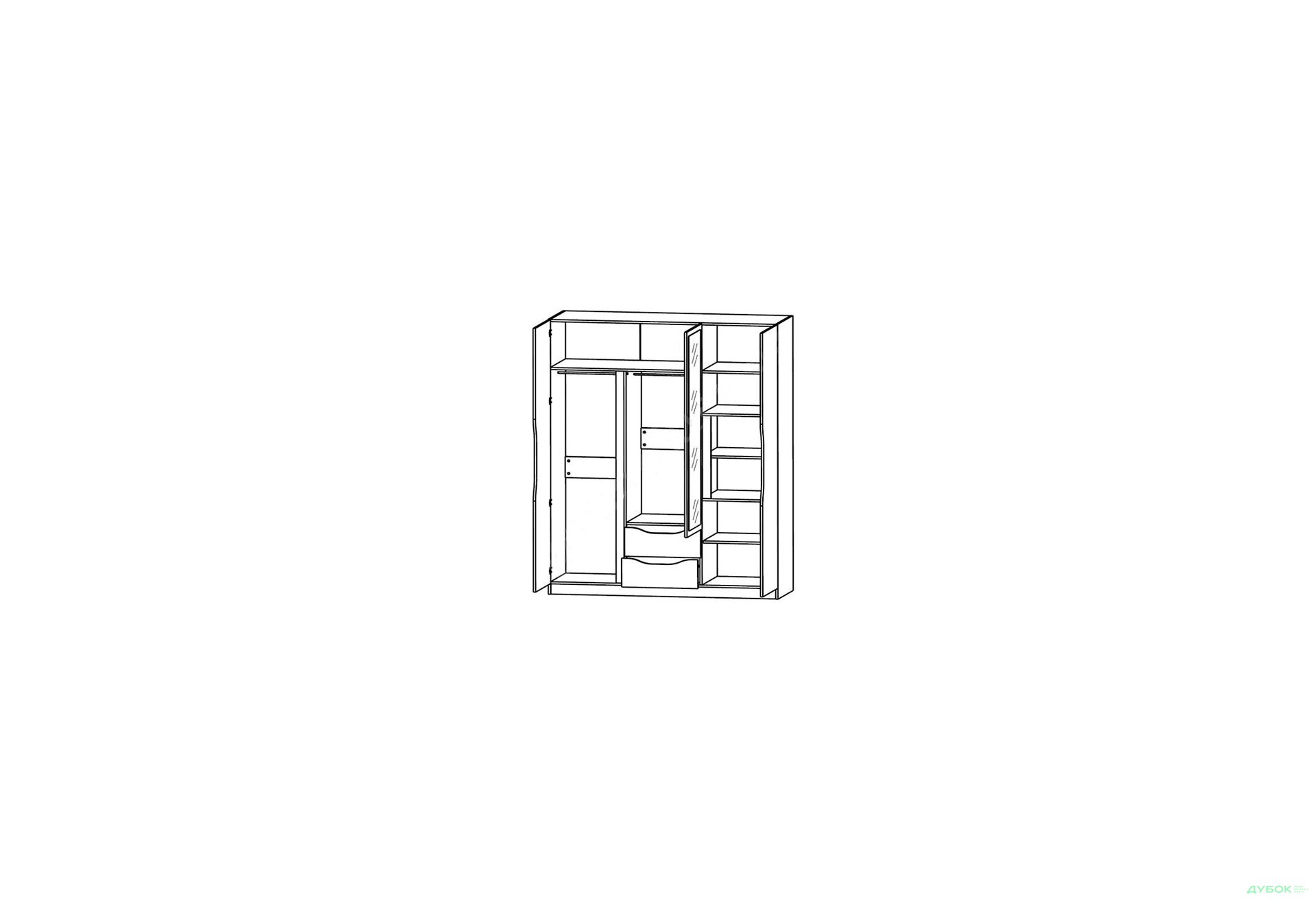 Зображення 2 - Шафа SZF3D2S Смайл