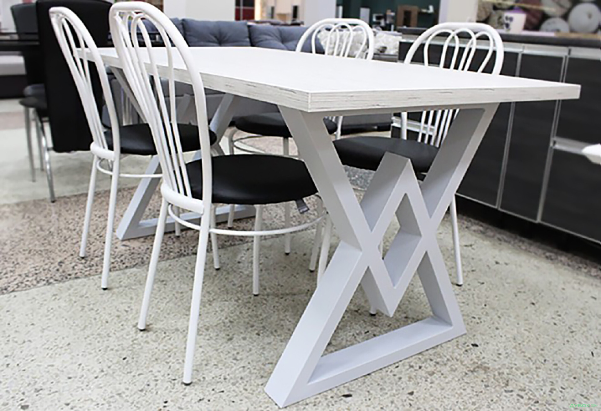 Фото 5 - Обідній стіл Астон 750/1200/750 Метал-Дизайн