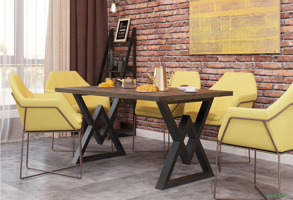 Обеденный стол Астон 750/1200/750 Металл-Дизайн - Изображение 6 Изображение 6 - Обеденный стол Астон 750/1200/750 Металл-Дизайн