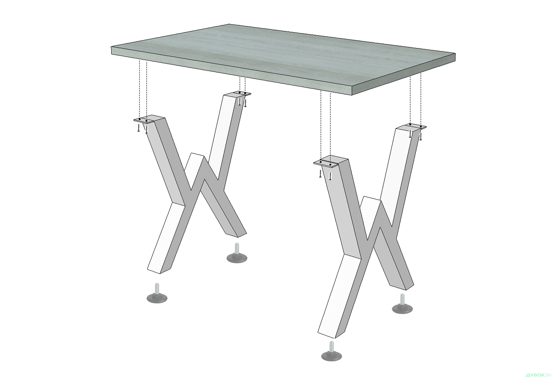 Изображение 2 - Обеденный стол Виннер 750/1600/800 Металл-Дизайн