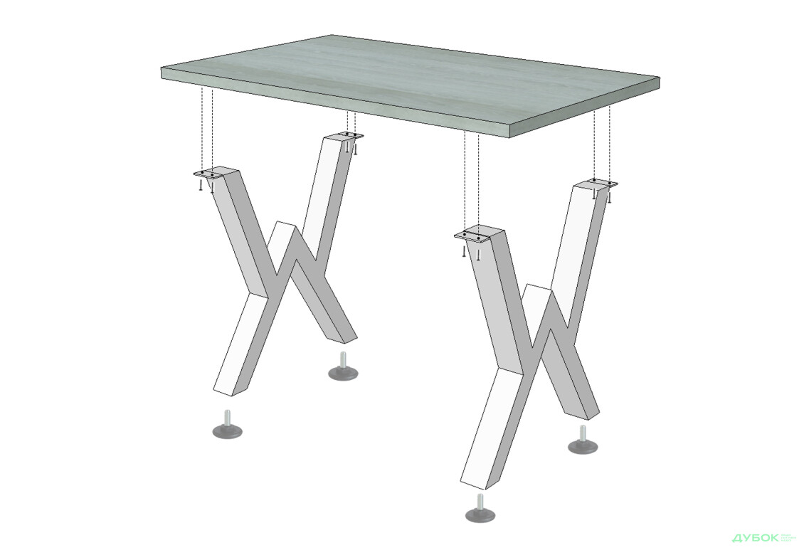 Обеденный стол Виннер 750/1600/800 Металл-Дизайн - Изображение 2 Изображение 2 - Обеденный стол Виннер 750/1600/800 Металл-Дизайн