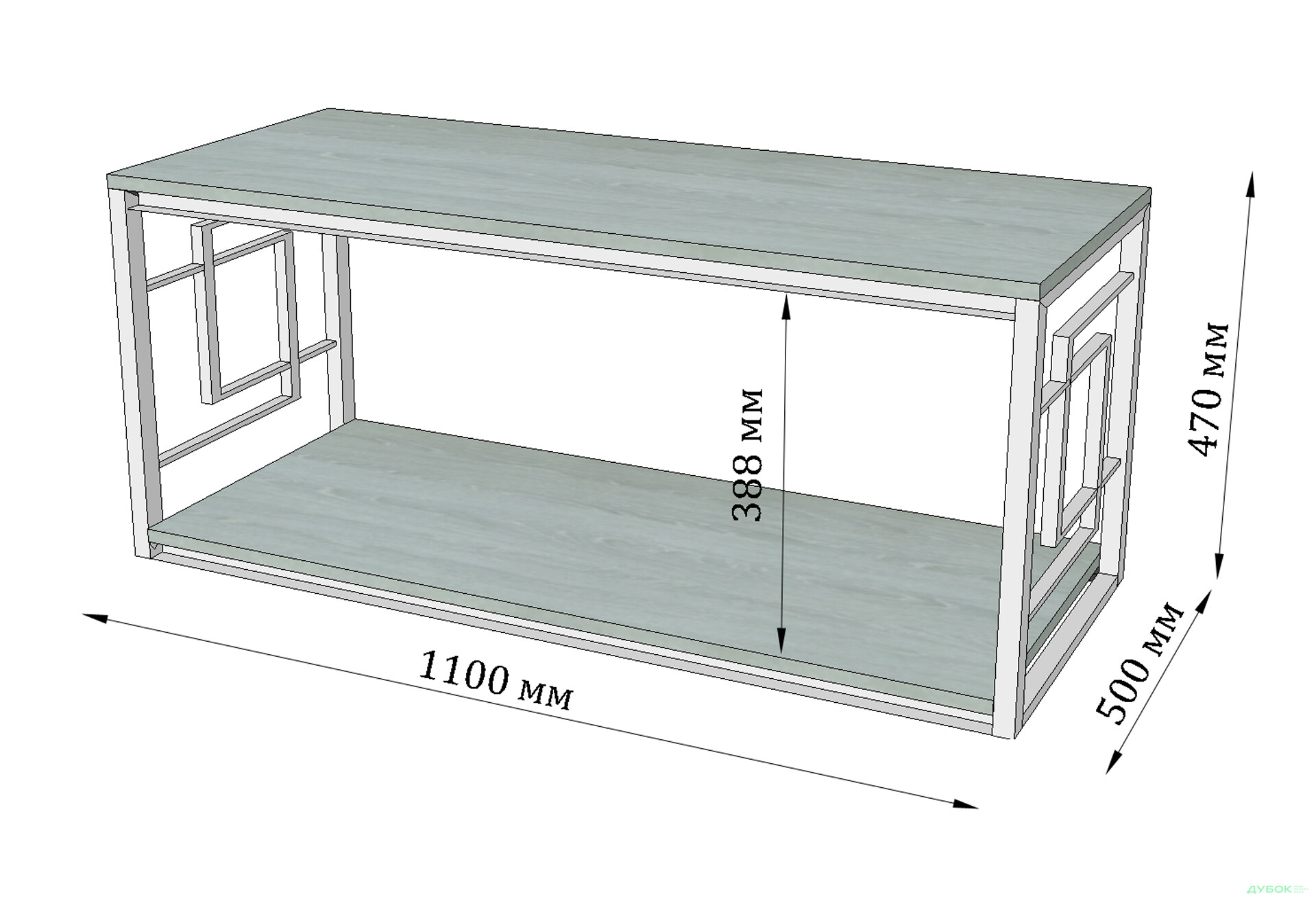 Изображение 2 - Стол журнальный (серия Ромбо) Металл-Дизайн