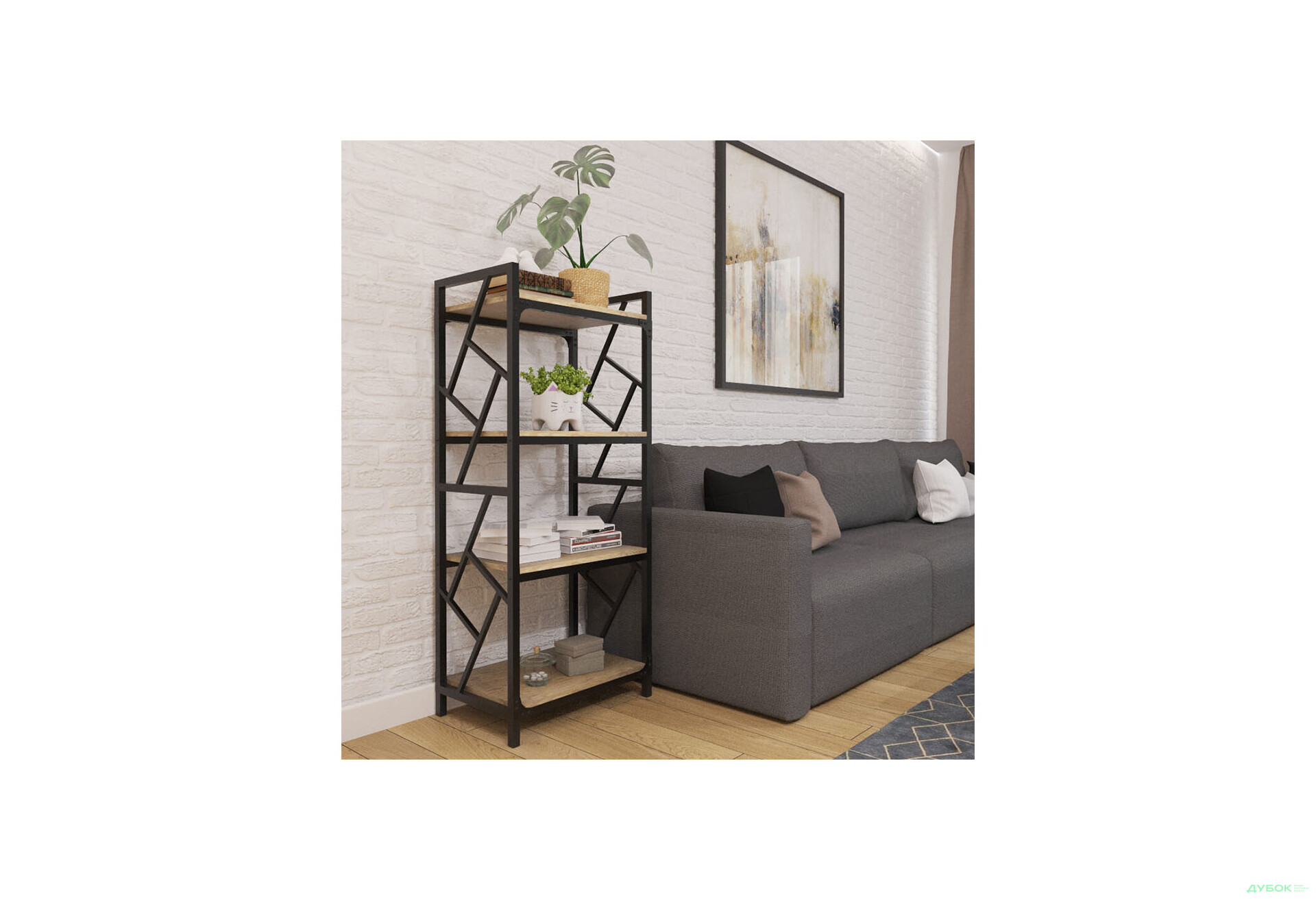 Изображение 2 - Стеллаж 4 полки (серия Ромбо) Металл-Дизайн