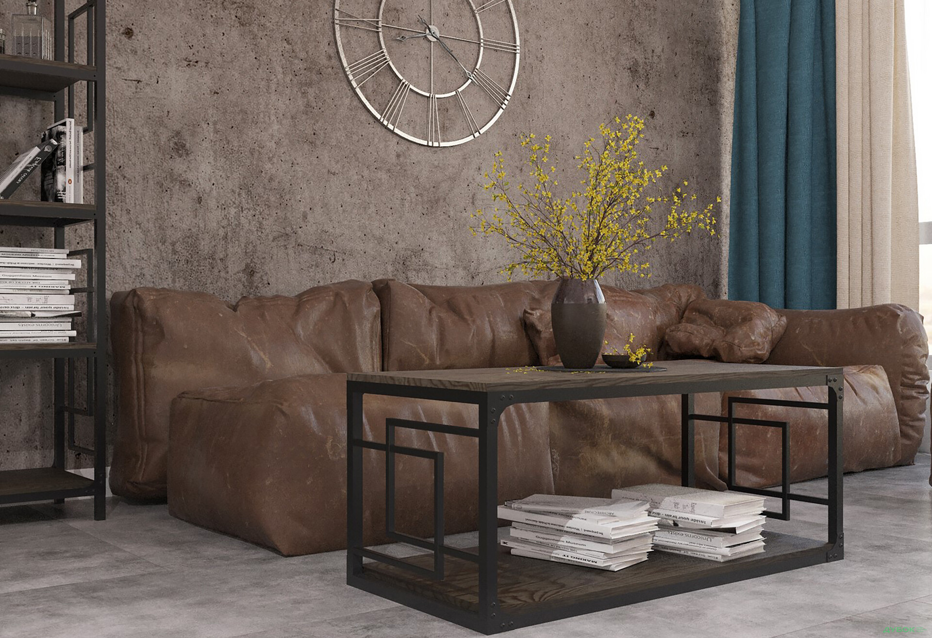 Зображення 2 - Стіл журнальний, серія Квадро Метал-Дизайн