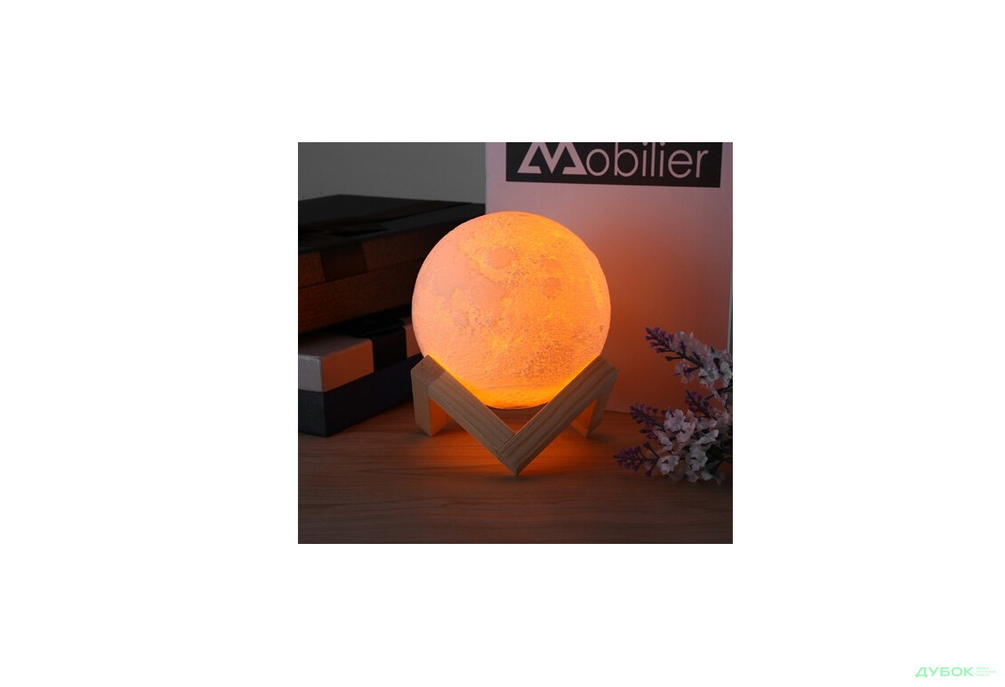 Зображення 4 - Нічний світильник Лампа 3D Луна дотик К203 Happy light